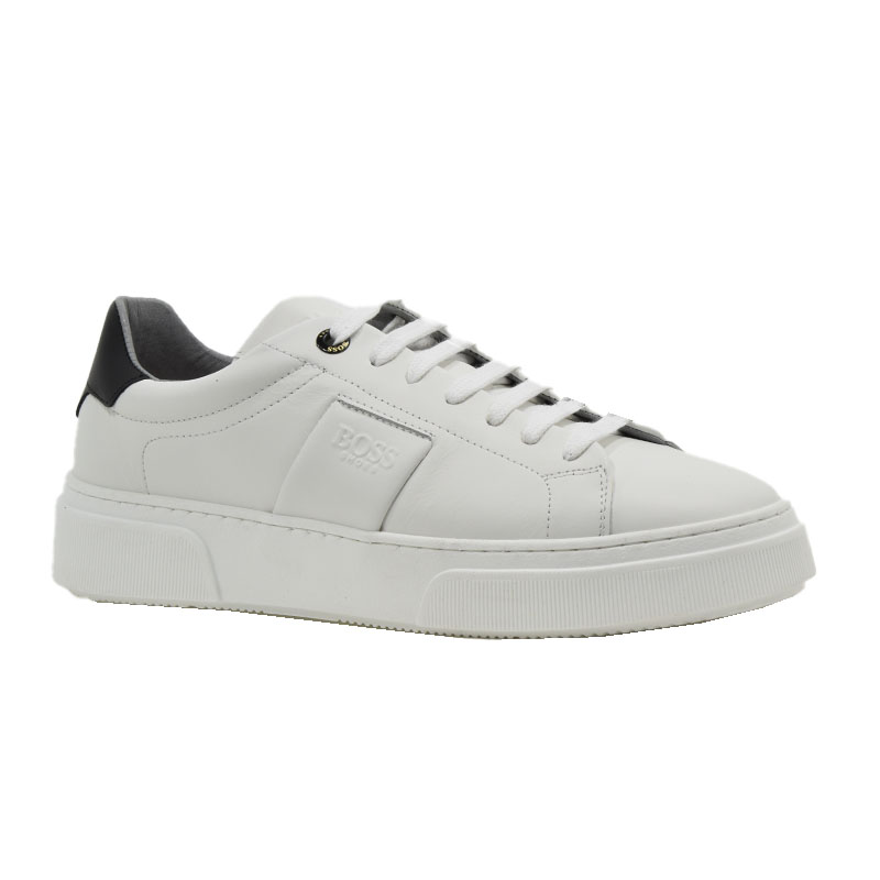 Ανδρικά sneakers BOSS XZ521 WHITE NAUSICA λευκό δέρμα φωτογραφία