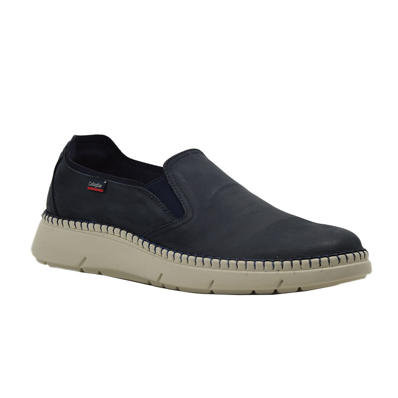 Ανδρικά μοκασίνια Callaghan 53501 (K24) μπλε δέρμα nubuck φωτογραφία