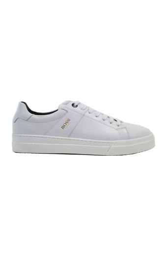 Ανδρικά sneakers BOSS AC121 WHITE GARDA λευκό δέρμα