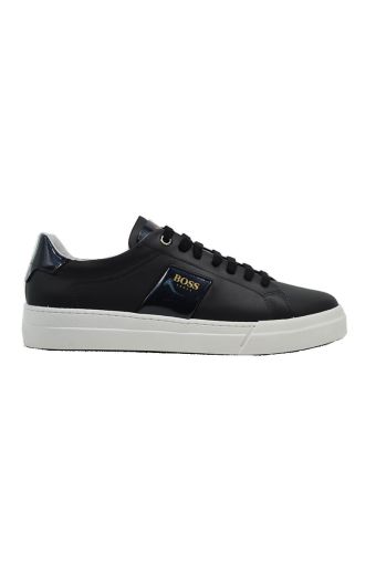 Ανδρικά sneakers BOSS AZ211 BLACK NAUSICA μαύρο δέρμα