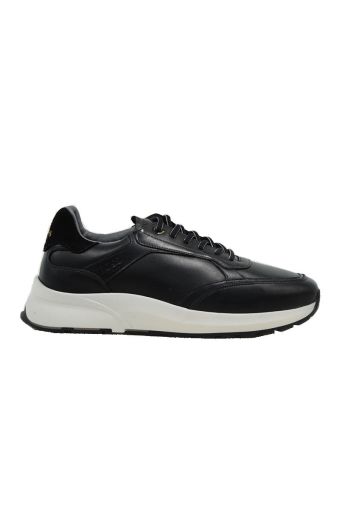 Ανδρικά sneakers BOSS AZ273 BLACK GARDA μαύρο δέρμα