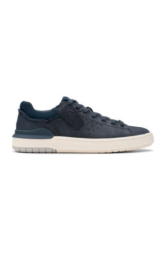 Ανδρικά sneakers Clarks Courtlite2 Run 26181323 μπλε δέρμα nubuk