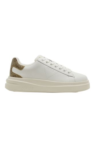 Γυναικεία sneakers GUESS FLJELBFAL12 ELBINA λευκό δέρμα