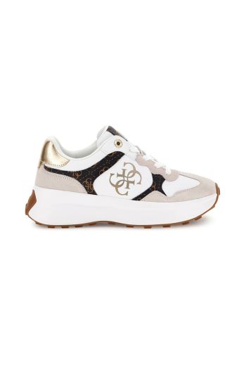 Γυναικεία sneakers GUESS FLPLUCPEL12 LUCKEI λευκό