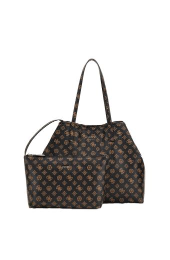 Γυναικεία τσάντα shopper GUESS HWPQ931829 BROWN VIKKY II καφέ