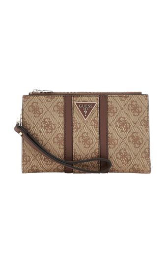 Γυναικείο πορτοφόλι GUESS SWSG900057 LATTE LOGO/BROWN NOREEN SLG μπεζ