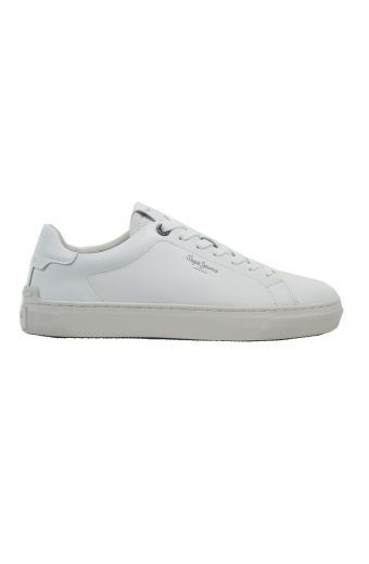 Ανδρικά Sneakers Pepe Jeans STYLE PMS00020 800 CAMDEN CLUB M 800WHITE λευκό δέρμα