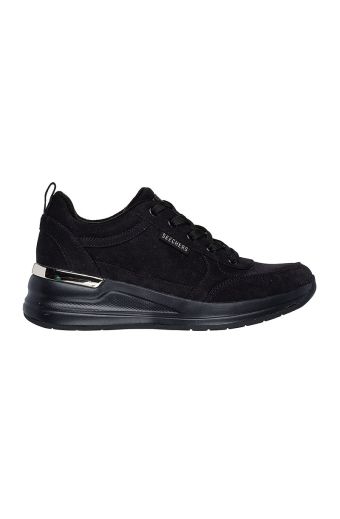 Γυναικεία sneakers SKECHERS 177349/BBK BILLION 2-PRISSY N PLUSH BLACK μαύρο σουέντ