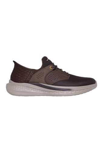 Ανδρικά sneakers SKECHERS 210890/CHOC SLADE-MACKLIN CHOCOLATE καφέ