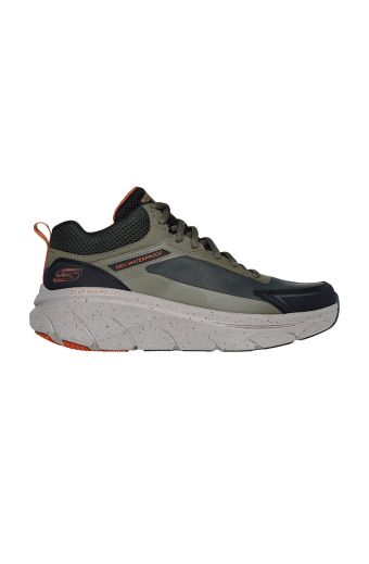 Ανδρικά sneakers SKECHERS 232953/OLOR D'LUX WALKER 2.0-GRAILO OLIVE/ORANGE λαδί