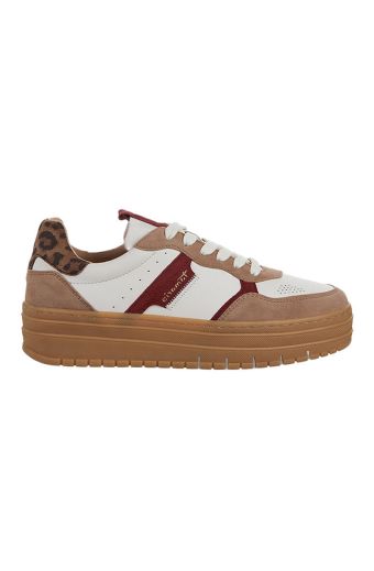 Γυναικεία Sneakers Tamaris 1-23773-43 402 μπεζ δέρμα