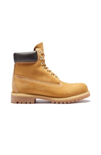 Ανδρικά αρβυλάκια Timberland TB1100617131 PREMIOUM 6 IN LACE WATERPROOF WHEAT κίτρινο δέρμα nubuk