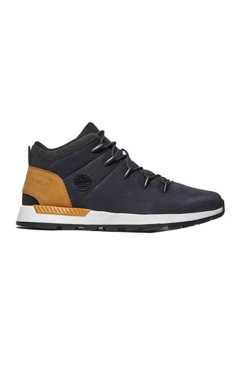 Ανδρικά μποτάκια Timberland TB0A5W3Z019 SPRINT TREKKER MID NAVY NUBUK μπλε δέρμα nubuk