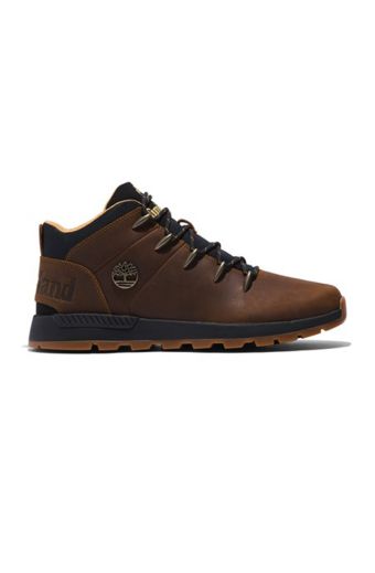 Ανδρικά μποτάκια Timberland TB0A67TG9431 SPRINT TREKKER MID LACE SNEAKER CATHAY SPICE καφέ δέρμα nubuk