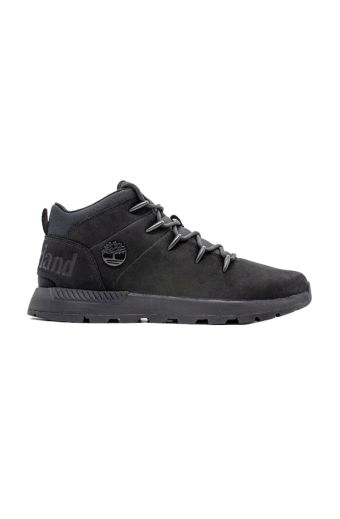 Ανδρικά μποτάκια Timberland SPRINT TREKKER MID BLACKOUT NUBUK μαύρο δέρμα nubuk