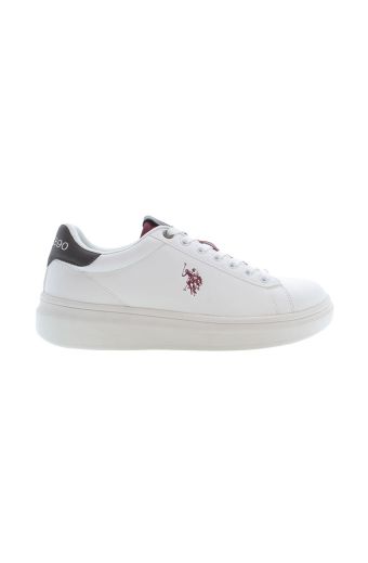 Ανδρικά sneakers U.S.POLO ASSN CODY001C-CRE-DBR01 PU SYNTH. LEATHER λευκό