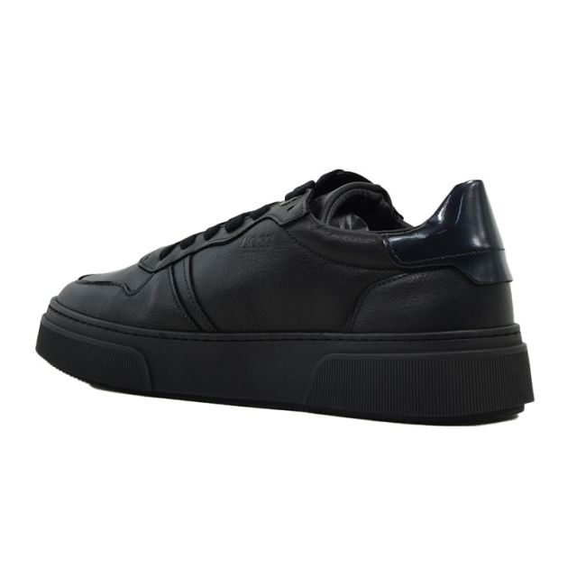 Ανδρικά sneakers BOSS AA220 BLACK CONTADOR μαύρο δέρμα