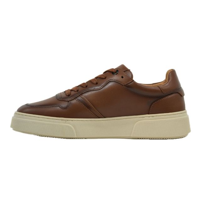 Ανδρικά sneakers BOSS AA220 COGNAC BURN ταμπά δέρμα