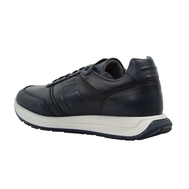 Ανδρικά sneakers BOSS AB230 BLUE CONTADOR μπλε δέρμα