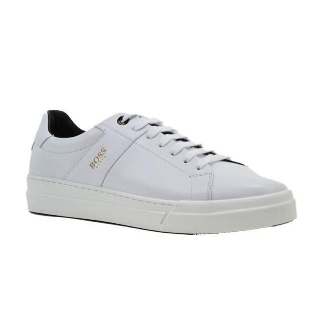 Ανδρικά sneakers BOSS AC121 WHITE GARDA λευκό δέρμα