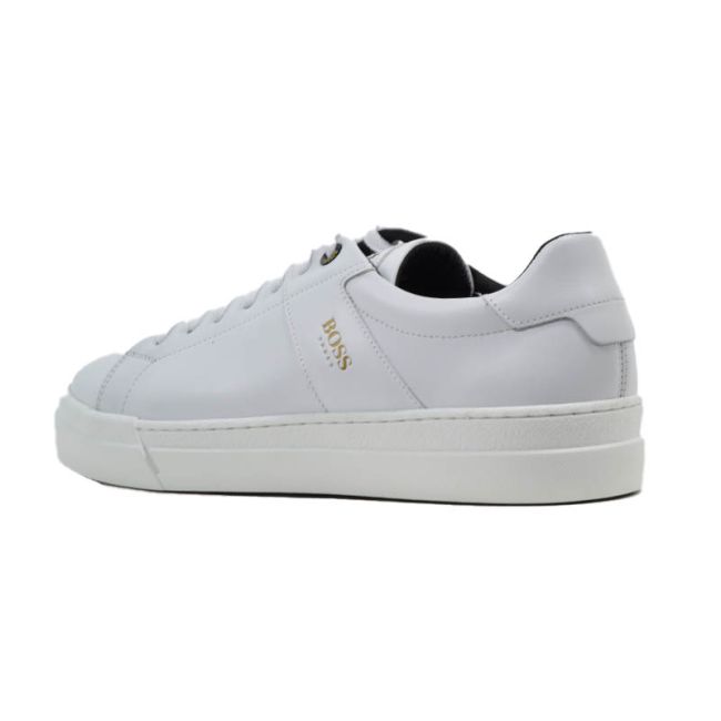 Ανδρικά sneakers BOSS AC121 WHITE GARDA λευκό δέρμα