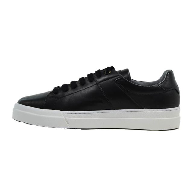 Ανδρικά sneakers BOSS AC121 BLACK GARDA μαύρο δέρμα