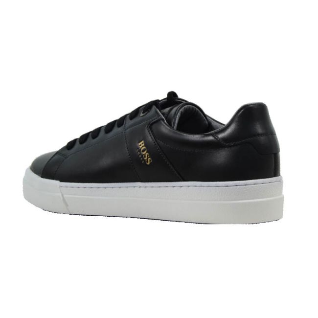 Ανδρικά sneakers BOSS AC121 BLACK GARDA μαύρο δέρμα