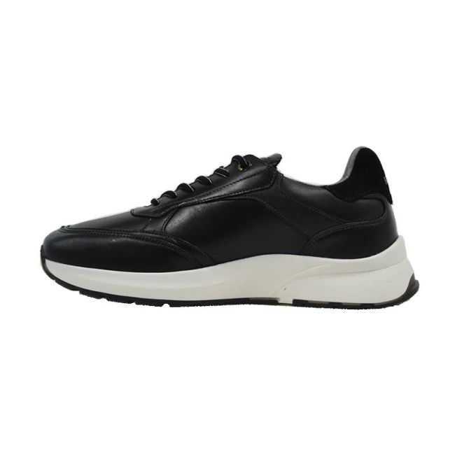 Ανδρικά sneakers BOSS AZ273 BLACK GARDA μαύρο δέρμα