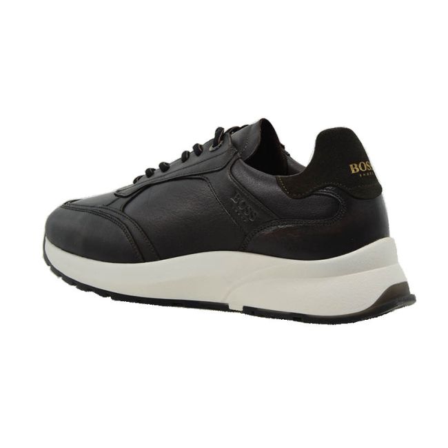 Ανδρικά sneakers BOSS AZ273 BROWN CONTADOR καφέ δέρμα