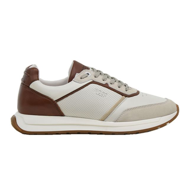 Ανδρικά sneakers BOSS B230/A BEIGE/COGNAC INTER μπεζ δέρμα