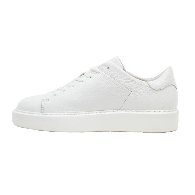 Ανδρικά sneakers BOSS B5720 WHITE TUMBLE λευκό δέρμα