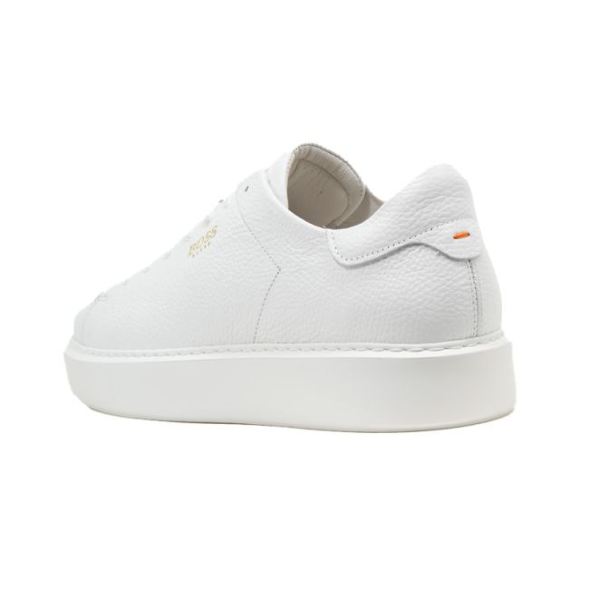 Ανδρικά sneakers BOSS B5720 WHITE TUMBLE λευκό δέρμα