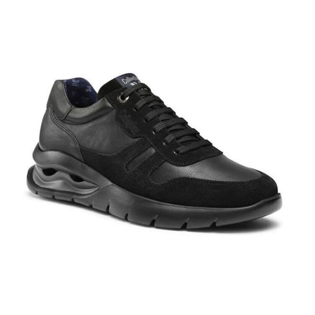 Ανδρικά sneakers Callaghan 45416 LUXE NEGRO VENTO μαύρο δέρμα