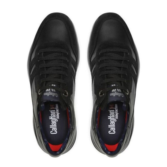 Ανδρικά sneakers Callaghan 45416 LUXE NEGRO VENTO μαύρο δέρμα