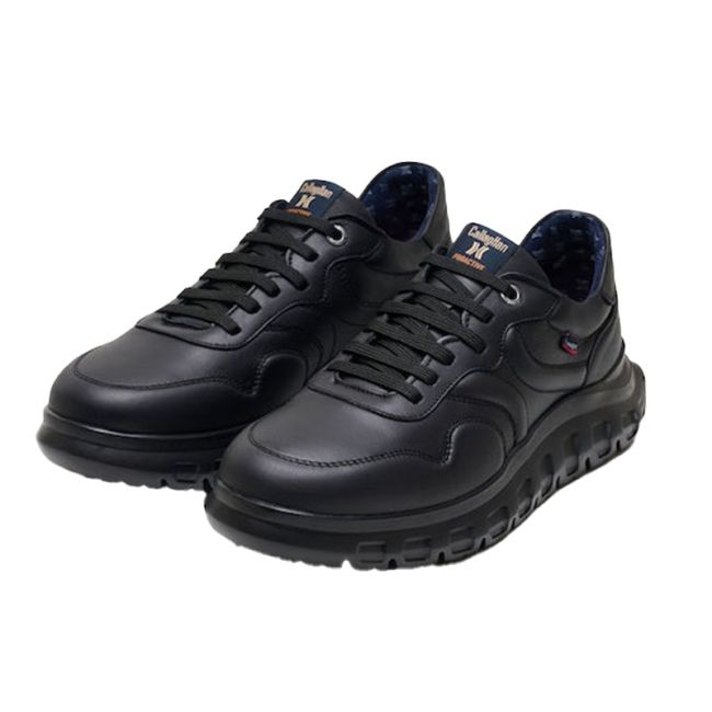 Ανδρικά sneakers Callaghan 55340 YELENA NEGRO SQUALO 2 μαύρο δέρμα