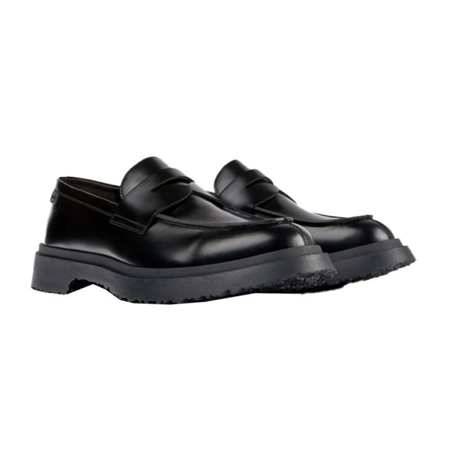 Ανδρικά μοκασίνια Camper K100633-019 Walden Mimi Negro/Walden Negro Black μαύρο δέρμα