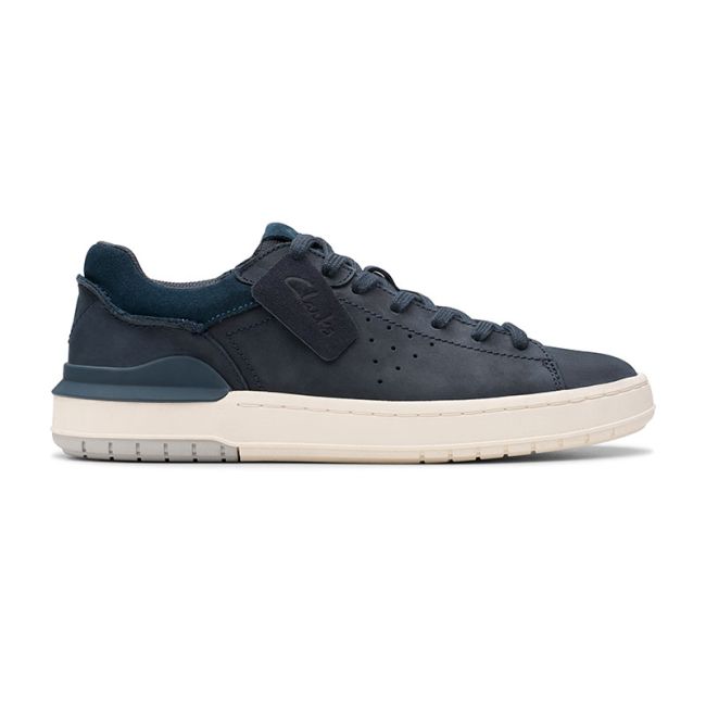 Ανδρικά sneakers Clarks Courtlite2 Run 26181323 μπλε δέρμα nubuk