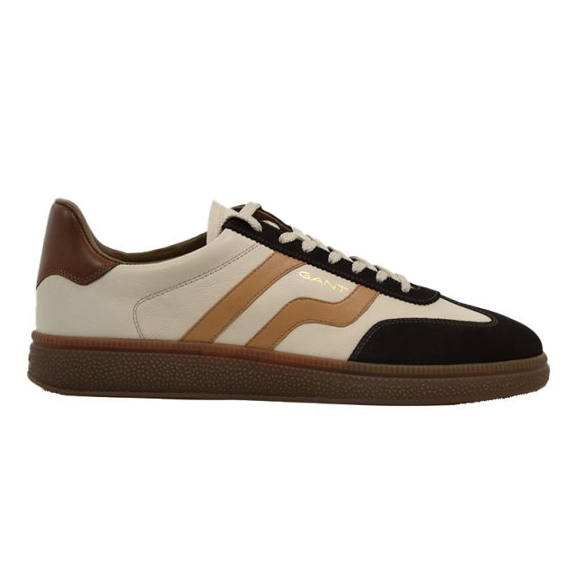 Ανδρικά sneakers GANT Cuzmo 29631642 Cow Leather G412dk.brown/tan καφέ δέρμα