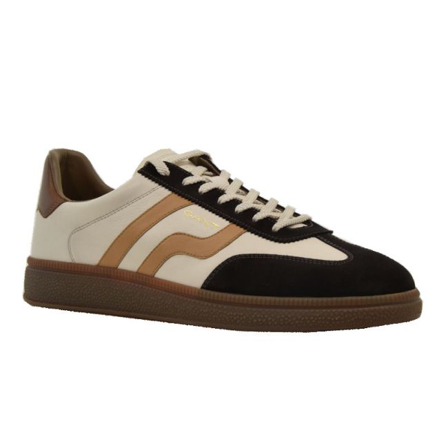 Ανδρικά sneakers GANT Cuzmo 29631642 Cow Leather G412dk.brown/tan καφέ δέρμα