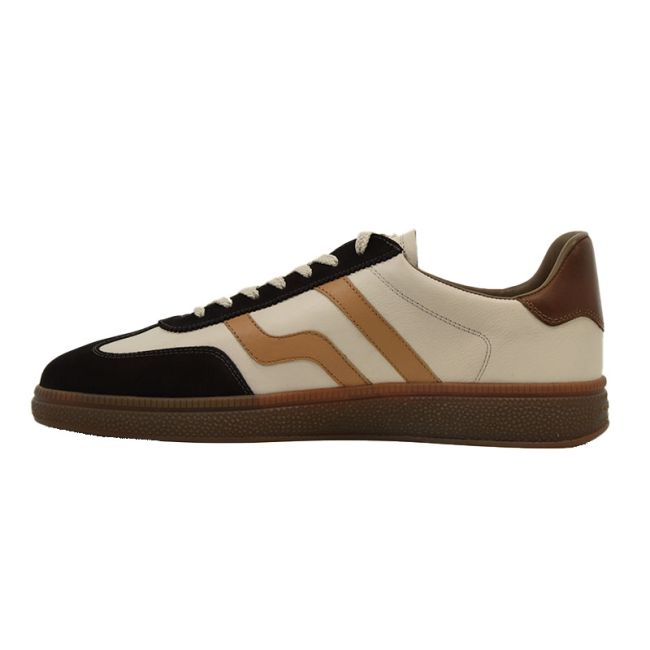 Ανδρικά sneakers GANT Cuzmo 29631642 Cow Leather G412dk.brown/tan καφέ δέρμα