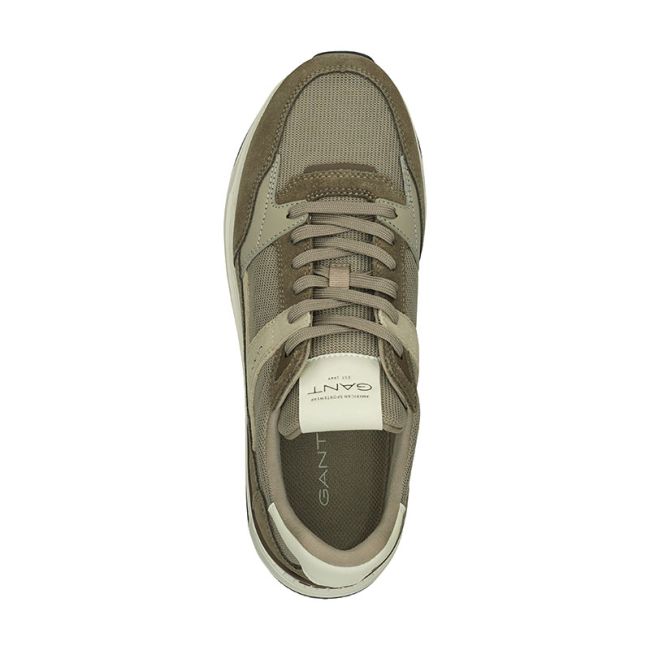 Ανδρικά sneakers GANT JEUTON 29637691 Mesh+Suede G135 desert brown μπεζ