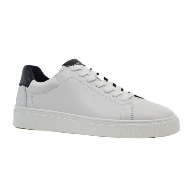 Ανδρικά sneakers GANT Mc Julien 29631555 Cow Leather G316 white/marine λευκό δέρμα