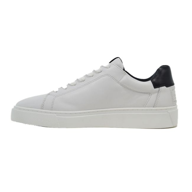 Ανδρικά sneakers GANT Mc Julien 29631555 Cow Leather G316 white/marine λευκό δέρμα