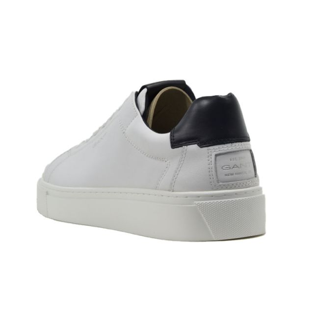 Ανδρικά sneakers GANT Mc Julien 29631555 Cow Leather G316 white/marine λευκό δέρμα