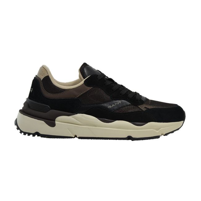 Ανδρικά sneakers GANT Zupimo 29637629 Mesh+Suede G00 black μαύρο δέρμα