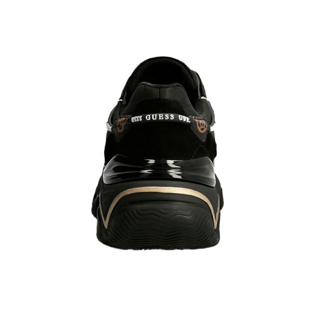 Γυναικεία sneakers GUESS FL7MICFAL12 MICOLA μαύρο δέρμα