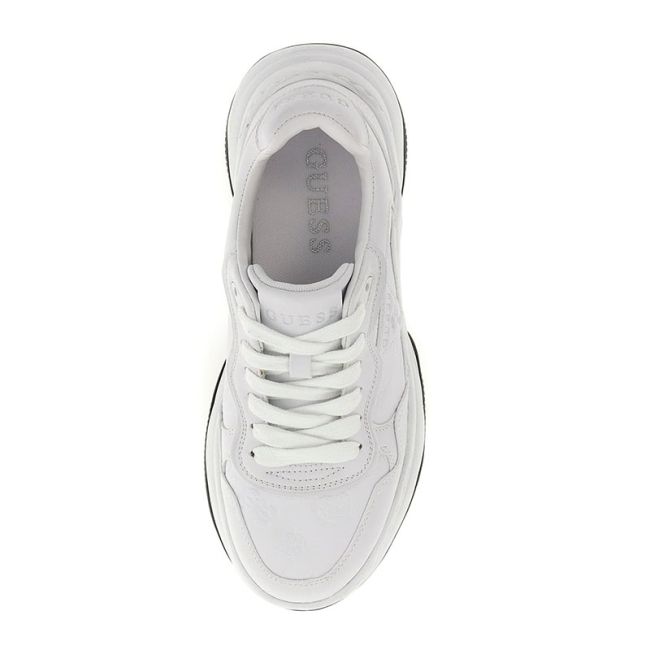 Γυναικεία sneakers GUESS HAPYY FLPHAPFAL12 WHITE λευκό