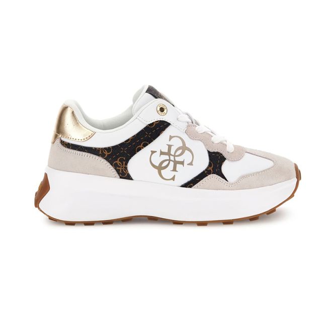 Γυναικεία sneakers GUESS FLPLUCPEL12 LUCKEI λευκό