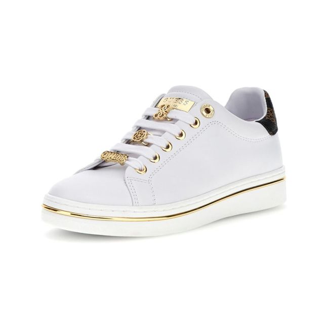 Γυναικεία sneakers GUESS FLPSTAELE12 STASEY λευκό