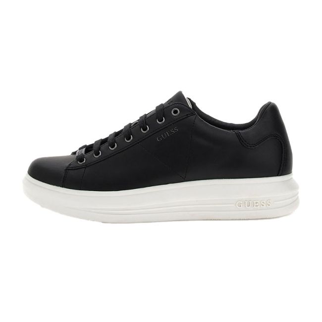 Ανδρικά sneakers GUESS FM8VIBLEM12 VIBO μαύρο δέρμα